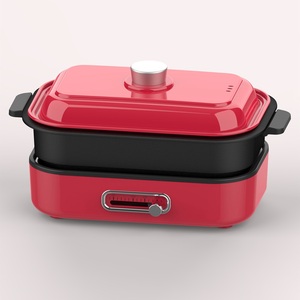 MeiShengFa Pococina 800W mini olla de cocina eléctrica multifuncional cuadrada olla de cocina multifunción - Product Image 2