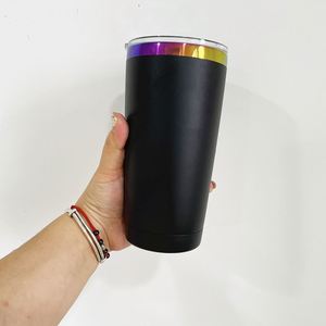 แก้วน้ำเก็บความร้อนสุญญากาศเคลือบสีรุ้ง ขนาด 20 ออนซ์ จำนวน 25 ใบ สกรีนโลโก้ตามสั่ง สำหรับสลักลายดอกทานตะวันด้วยเลเซอร์ - Product Image 4