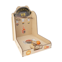 Juego de Mesa de Baloncesto de Madera Wincent, Juguete de Tiro Mecánico, Kit Educativo STEM, Regalo Deportivo de Escritorio