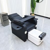 Sillón de Pedicura Moderno de Lujo 2026 con Sistema de Chorro sin Tuberías e Iluminación LED - Sofá Ergonómico para Spa de Pies para Salón de Uñas y Centro Médico