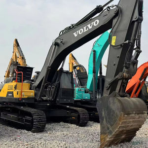 Excavatrice sur chenilles Volvo EC350DL d'occasion de 35 tonnes avec moteur, boîte de vitesses, PLC, moteur et pompe hydraulique, faible nombre d'heures de fonctionnement, prix réduit - Product Image 2