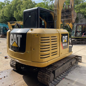 Mini-excavatrice sur chenilles CAT 305.5E de 5,4 tonnes, d'origine japonaise, avec godet de 0,22 m³, petite pelle pour la ferme et le jardin - Product Image 2
