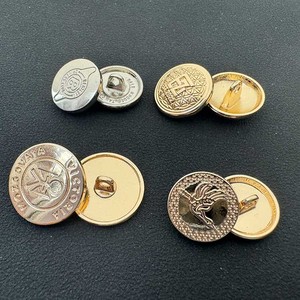 Kangsheng cao cấp bán buôn thời trang vòng hình dạng kim loại nút tùy chỉnh Hợp kim kẽm Shank may nút cho quần áo - Product Image 6