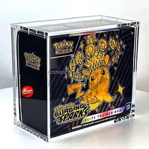 Boîte de présentation en acrylique de haute qualité SHP pour boîte de présentation ETB Pitch Black, protège-boîtes Elite <span class=keywords><strong>Trainer</strong></span> Box Pokemon, acrylique transparent - Product Image 1