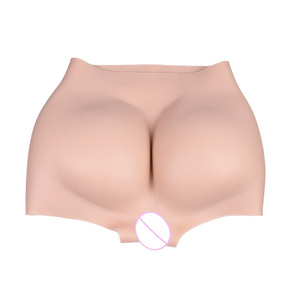 Venta al por mayor <span class=keywords><strong>Pussy</strong></span> Pant Ladyboy silicona 1,9 pulgadas gran culo glúteos cadera acolchado glúteos y caderas silicona falso Vagina cadera bragas - Product Image 6