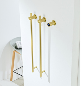 <span class=keywords><strong>Toallero</strong></span> Eléctrico de Pared con Acabado Cepillado de Acero Inoxidable, 2 Barras, Calentador de Toallas, Radiador, 3 Años de Garantía para Hotel - Product Image 4