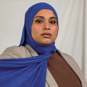 Nouvelle tendance de bons points Premium Jersey Hijab rafraîchissant léger pas transparent Jersey écharpe pour musulman - Product Image 1