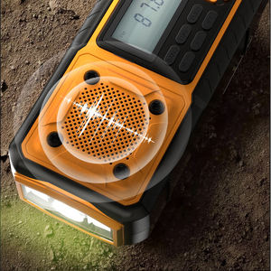LCD Display Portable Factory Weather Alert Hand Crank Solar Radio with Flashlight and Power Bank Function Outdoor Camping Radio - Product Image 6