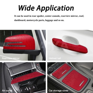 <span class=keywords><strong>Vinilo</strong></span> Adhesivo de PVC con Textura 3D, Grano Maya, Negro, Rojo, Azul, Gris, Película que Cambia de Color, <span class=keywords><strong>Vinilo</strong></span> para Envolver Autos, Adhesivos de Fibra de Carbono Forjado - Product Image 2