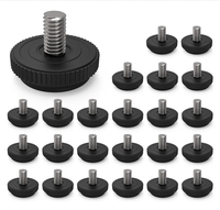 M6 M8 M10 Tige Filetée Réglable en Métal Pied de Mise à Niveau pour Meubles de Table de Bureau