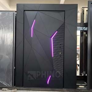 批发欧式智能锁前门其他大门钢安全前入口防弹门公寓外部 - Product Image 4