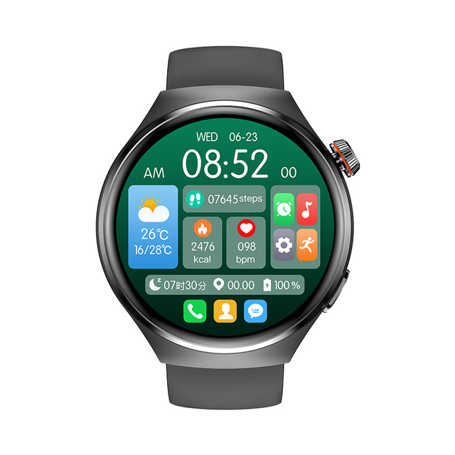 2024 1.46inch S10 Smartwatch Custom Dial Display 360*360 Fitness Tracker Heart Rate Monitor Two Straps BT Smart Watch