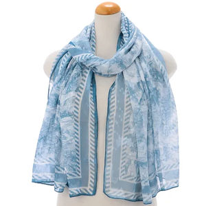 ผ้าคลุมไหล่ลายดอกไม้เต็มผืน เนื้อผ้าคอตตอน นุ่มสบาย พิมพ์ลายขนาดใหญ่ สำหรับผู้หญิงและเด็กผู้หญิง รุ่นใหม่ - Product Image 6