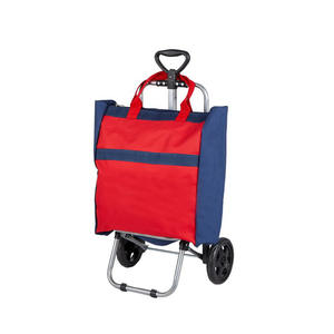 Chariot d'assurance pliant portable en alliage d'aluminium rétractable chariot familial <span class=keywords><strong>remorque</strong></span> pratique chariot à bagages Petit chariot pliant à tirer - Product Image 2