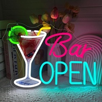 Enseigne néon personnalisée pour bar, livraison rapide, design gratuit