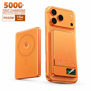 HYTO Ultra Thin Mini Magnetic pour Smartphone, Chargeur sans fil magnétique en aluminium, Powerbank, Écran avec montre - Product Image 1