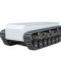 Robot de lutte contre les incendies TIGER-08, alimenté au diesel, à quatre chenilles, tout-terrain, capable de grimper les escaliers, télécommandé, équipement de sauvetage personnalisable
