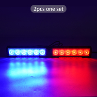 Nuevo Kit de Luces Delanteras para Parrilla, Precio Directo de Fábrica, Rojo, Azul, Ámbar, Amarillo, Luz Estroboscópica LED de Advertencia de Emergencia para Automóvil, Resistente al Agua IP65