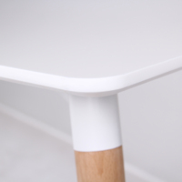 Vente chaude Meubles De Maison juego de Comedor 4 Sillas Moderne Simple Cuisine Bois Mdf Table À Manger Ensembles Avec 4 Ou 6 Chaises