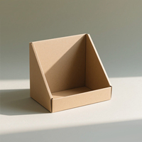 Boîte de présentation en carton personnalisée SRP étagère prête à emballer pliable plateau de stockage PDQ unité de présentation de comptoir de vente au détail
