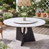 Ensemble de salle à manger de style nordique, table de salle à manger moderne de luxe, table de salle à manger ronde rotative