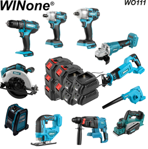 Kit de perceuse-visseuse à percussion sans fil DEW 20V avec batterie lithium-ion, 9 outils, moteur sans balais - Product Image 3