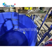 Jeux de réservoir d'eau de marque de clown gonflable de sport d'amusement mobile à vendre