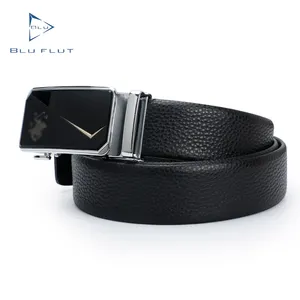 2022 hot sale high quality top grain leather genuine cowhide leather men belts automatic alloy buckle belts