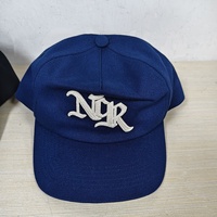 Gorra de Béisbol Personalizada con Bordado 3D de Cadena, 5 Paneles, Estilo Hip Hop, Sin Estructura, con Visera Verde