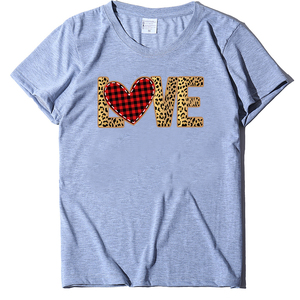 Best Sell Love Printing <strong>Tshirts</strong> <strong>Funny</strong> Summer Short Sleeve Fashion Baggy Clothes Ladies Cotton Tee Crew Neck Woman's <strong>Tshirt</strong> - Product Image 3