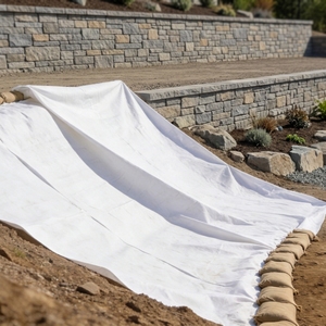Tissu géotextile non tissé en PP anti-âge, écologique, résistant aux déchirures, haute perméabilité, pour l'enroulement des canaux drainants français - Product Image 5