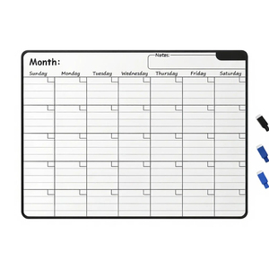 <span class=keywords><strong>Calendario</strong></span> <span class=keywords><strong>de</strong></span> Borrado en Seco Tamaño A3 para Refrigerador, Oficina, Escritorio, Tablero Magnético, Hoja Planificadora Mensual - Product Image 3