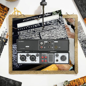 Appareil d'enregistrement et <span class=keywords><strong>de</strong></span> mixage professionnel, accordeur <span class=keywords><strong>de</strong></span> mixage audio avec 2 entrées et 2 sorties, <span class=keywords><strong>carte</strong></span> <span class=keywords><strong>son</strong></span> <span class=keywords><strong>haut</strong></span> <span class=keywords><strong>de</strong></span> <span class=keywords><strong>gamme</strong></span> pour l'enregistrement - Product Image 2