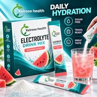 Poudre de boisson électrolytique aux fruits sans sucre pour l'hydratation quotidienne, nutrition sportive, marque privée