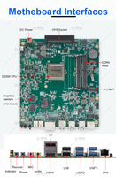 Mini-ordinateur OPS haute performance Intel I5-7400 Windows 10 Pro 8 Go de RAM 128 Go SSD Lecteur multimédia numérique 4K pour tableau interactif