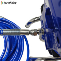 Mesin Semprot Cat Bodi Pompa Stainless Steel Airless Sprayer Airless Paint Sprayer untuk Pengecatan Rumah, Dinding, Pagar DIY