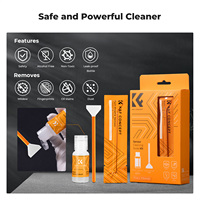 Kit de nettoyage d'objectif plein format 24 mm K&F CONCEPT pour appareil photo numérique, avec nettoyeur de capteur et bâtonnets de nettoyage