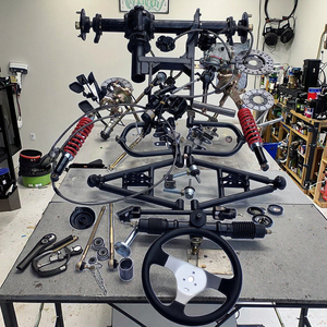 Go-Kart Modificato a Quattro Ruote in Alluminio Modello 45-1 con Sospensioni Anteriori e Posteriori, Freni a Disco, Trasmissione ad <span class=keywords><strong>Assale</strong></span>, Differenziale e Sterzo - Product Image 4