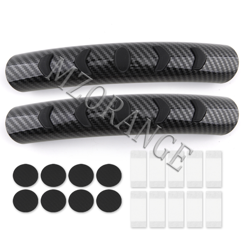 Высококачественные аксессуары для интерьера автомобиля, универсальный нескользящий чехол на руль из углеродного волокна