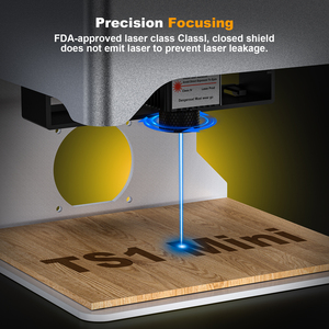 เครื่องแกะสลักเลเซอร์ TWOTREES เครื่องแกะสลักเลเซอร์ขนาดเล็ก CNC เครื่องพิมพ์เลเซอร์ DIY สำหรับทำโลโก้ เครื่องตัดงานไม้ พลาสติก - Product Image 5