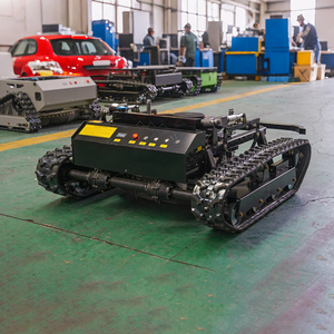 Miễn phí vận chuyển Lawn mover Robot Robot Lawn mower điều khiển từ xa vườn hoàn toàn tự động ngoài trời xi lanh Lawn mover Robot - Product Image 4