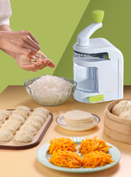 Aardappelmachine Keuken Groentesnijder Aardappelsnippers Aardappelsnijder Hand Roterende Rasp