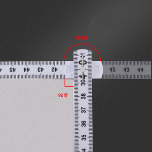 Katlanır marangoz cetvelinin 1M 2M hafif ve kompakt ölçüm kuralı kaydırıcı ağaç İşleme aksesuarları için kullanılır - Product Image 4