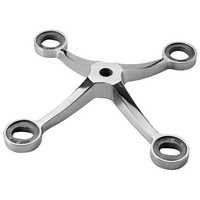 Venta al por mayor de accesorios de araña de vidrio de acero inoxidable directamente de fábrica con personalización OEM/ODM