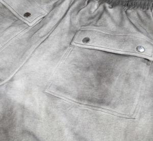 Pantalones Jogger Personalizados para Hombre, Estilo Retro, Lavado Desgastado, Bolsillos Laterales, Corte Holgado, Pierna Ancha - Product Image 5