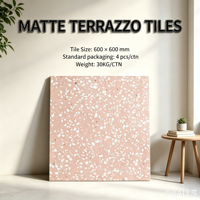Table de café en terrazzo post-moderne durable et écologique, idéale pour les hôtels, les sols intérieurs et les meubles de salon – Offre spéciale