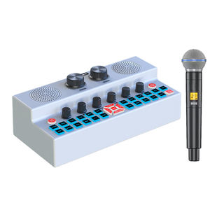 SY7-Mezclador de tarjeta de sonido PARA Karaoke, mezclador profesional de voz con altavoz BT, micrófono de Podcast, mezclador de tarjeta de sonido - Product Image 6
