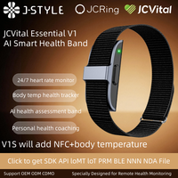Bracelet intelligent multifonctionnel JCVital V1 Patent CA65 SDK API, qui teste les indicateurs de santé courants pour répondre aux besoins du marché mainstream.