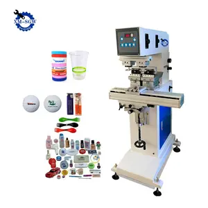 Factory Direct Sales Open Ink Tray Tampo Printing Machine 2 Colours Automatic Tampography