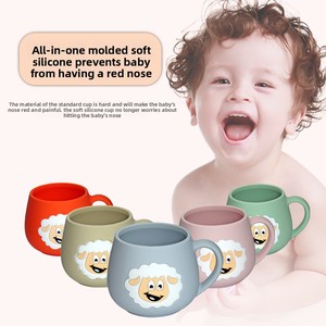 Silicone bé ly cho 6-12 tháng, Tiny mở ly cho đào tạo và nước uống - Product Image 6